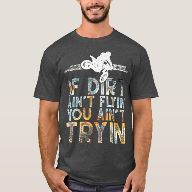 Camiseta Supercross MX Motocross Ride Funny Dirke Bike (Anverso)