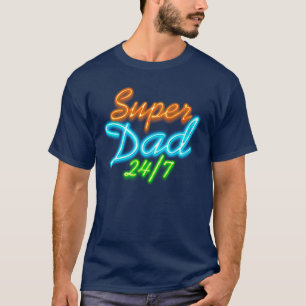 Camiseta Superdad 24-7 Neon Fluo SUPER DAD