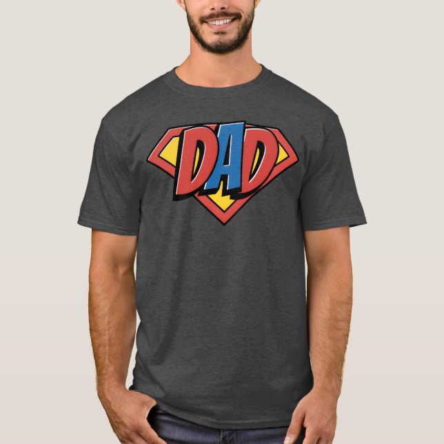 Camiseta SuperDad ama a los amigos (Anverso)