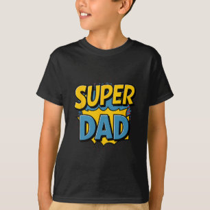 Camiseta Superdad divertido diseño de superhéroe papá disfr