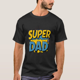 Camiseta Superdad Graciosa Superhéroe papá Diseño Disfraz P