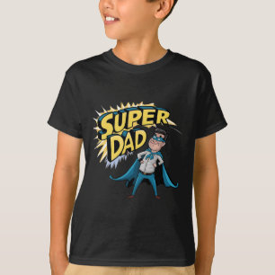 Camiseta Superdad Graciosa Superhéroe papá Presente Vestuar