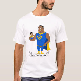 Camiseta Superdad y un niño - personalizado