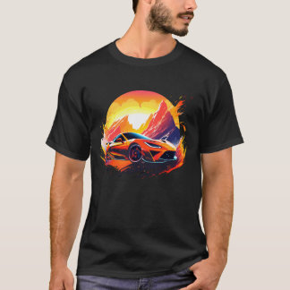 Camiseta Superdeportivo Coche Deportivo Arte de Concepto Ex