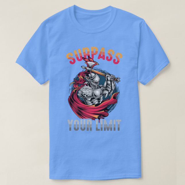 Camiseta Supere su límite Anime Ninjas Manga Samurais P (Diseño del anverso)