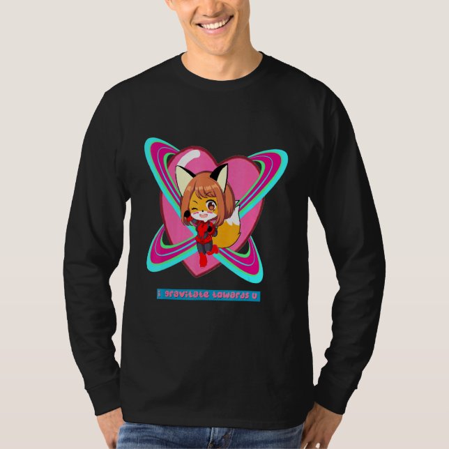 Camiseta Superespacio de Chica de gravedad Fox (Anverso)