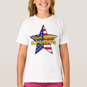 Camiseta Superestrella de la bandera de Estados Unidos