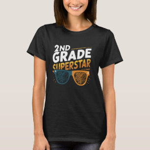 Camiseta Superestrella De Segundo Grado De Regreso A La Esc
