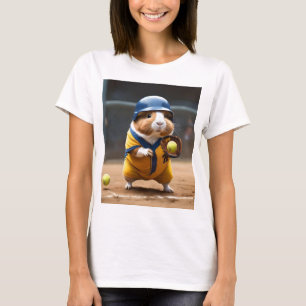 Camiseta Superestrella de Softbol de Conejillo de