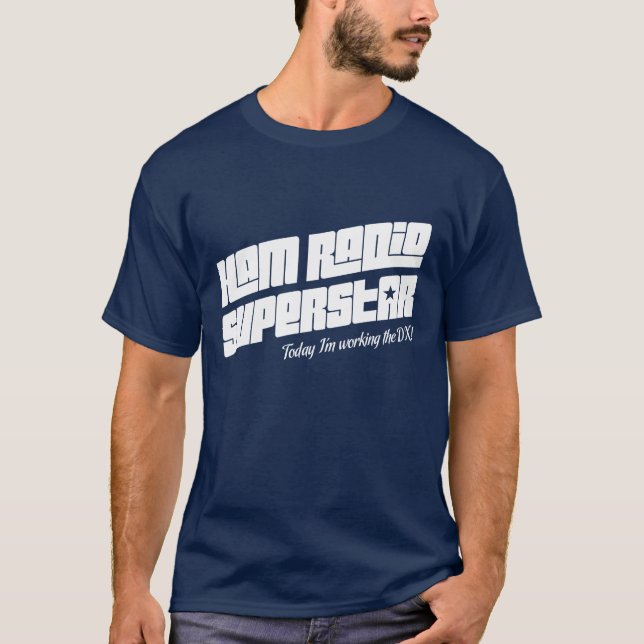 Camiseta Superestrella del equipo de radio-aficionado (Anverso)