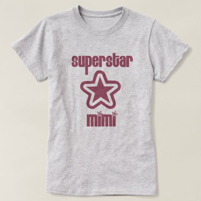 Camiseta Superestrella Mimi (Diseño del anverso)