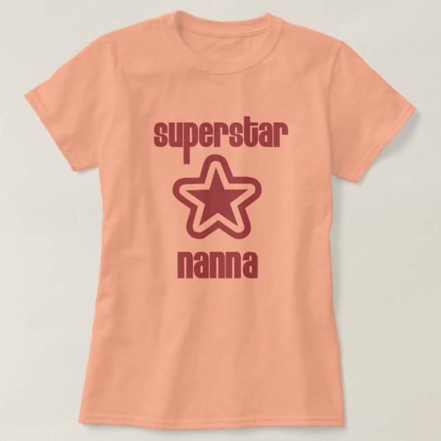 Camiseta Superestrella Nanna (Diseño del anverso)