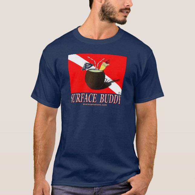 Camiseta superficial de la oscuridad del compinche (Anverso)