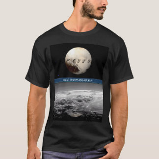 Camiseta Superficie De Plutón Con Planeta