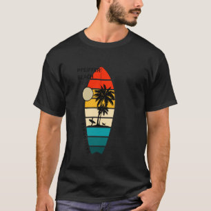 Camiseta Superficie de Surfboard de California en Retro Pfe