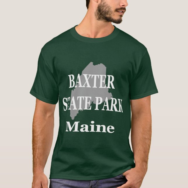 Camiseta Superficie del Orgullo Maine del Parque Estatal Ba (Anverso)