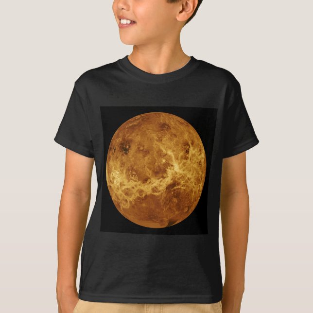 Camiseta Superficie del planeta Venus (Anverso)