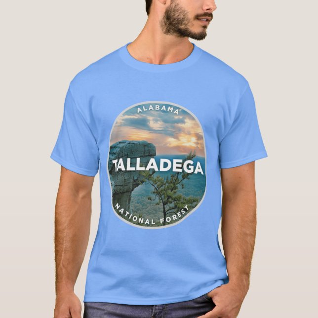 Camiseta Superficie forestal nacional de Alabama Talladega (Anverso)
