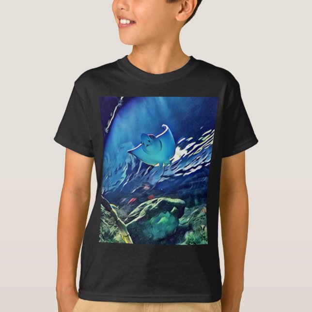Camiseta Superficie inferior artístico fresco de la (Anverso)
