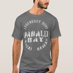 CAMISETA SUPERFICIE LEGENDARIA HANALEI BAY KAUAI HAWAII - C