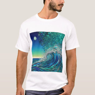 Camiseta Superficie marino surrealista