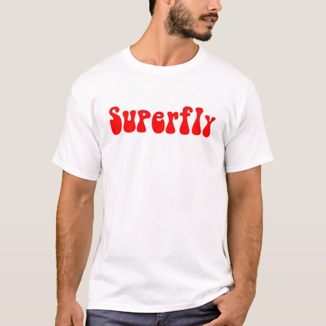 Camiseta Superfly (rojo) (Anverso)