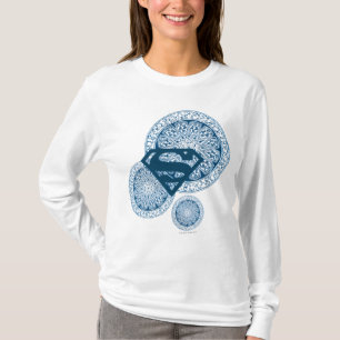 Camiseta Supergirl Blue Circle Design