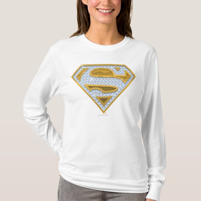 Camiseta Supergirl Blue Jewels (Anverso)