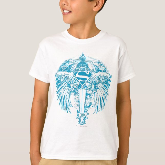 Camiseta Supergirl Blue Wings (Anverso)
