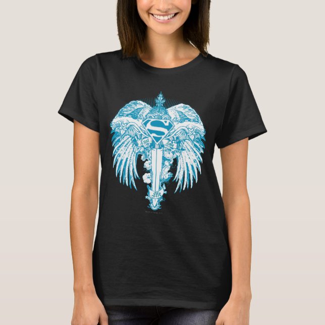 Camiseta Supergirl Blue Wings (Anverso)