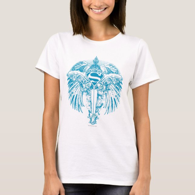 Camiseta Supergirl Blue Wings (Anverso)