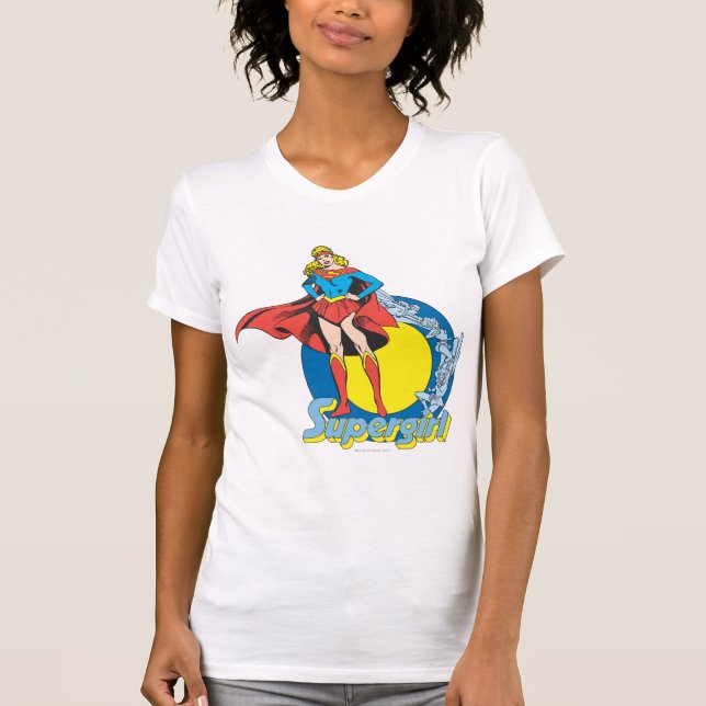 Camiseta Supergirl con logotipo (Anverso)