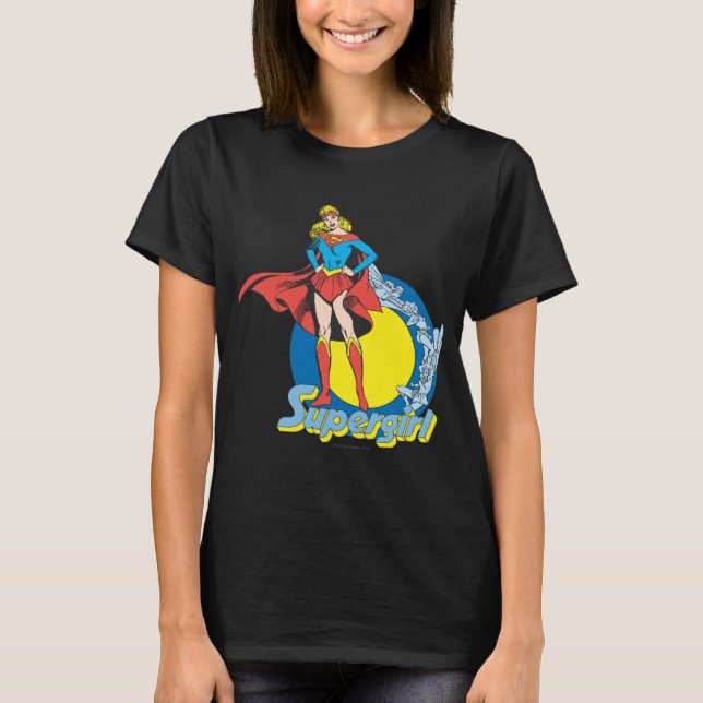 Camiseta Supergirl con logotipo (Anverso)