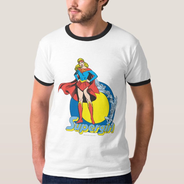 Camiseta Supergirl con logotipo (Anverso)