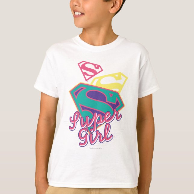 Camiseta Supergirl Cursive (Anverso)