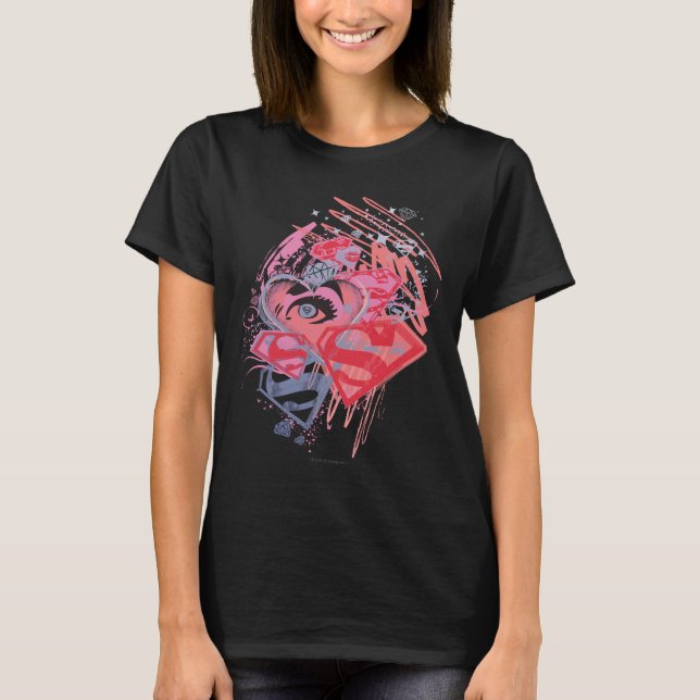 Camiseta Supergirl Diamonds and Lips (Anverso)