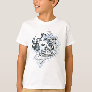 Camiseta ¡Supergirl ella está fuera de este mundo!
