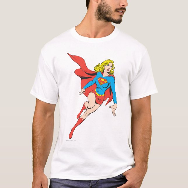Camiseta Supergirl en movimiento (Anverso)