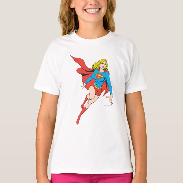 Camiseta Supergirl en movimiento (Anverso)