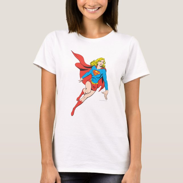 Camiseta Supergirl en movimiento (Anverso)
