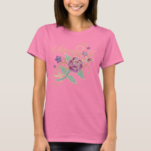 Camiseta Supergirl Fancy Rosas