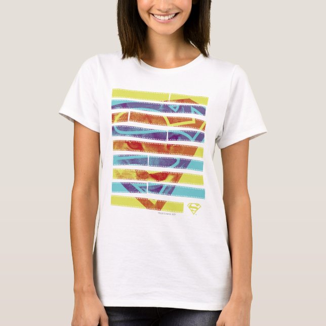 Camiseta Supergirl Filmstrip (Anverso)