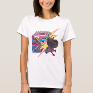 Camiseta Supergirl Flag and Crossbones