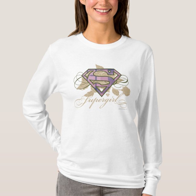 Camiseta Supergirl Flowers (Anverso)