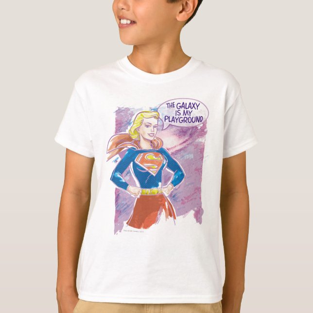 Camiseta Supergirl Galaxy (Anverso)