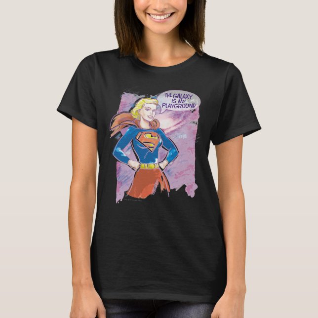 Camiseta Supergirl Galaxy (Anverso)