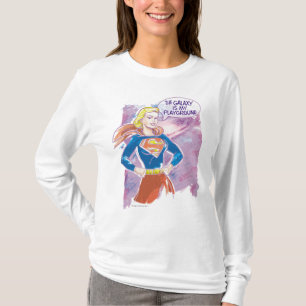 Camiseta Supergirl Galaxy