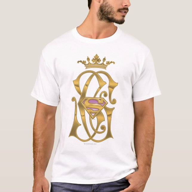 Camiseta Supergirl Gold Crown (Anverso)