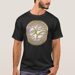 Camiseta Supergirl Gold & Purple Circle Logo
