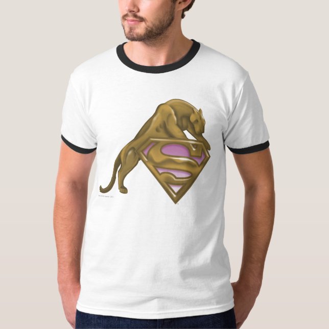 Camiseta Supergirl Golden Cat (Anverso)